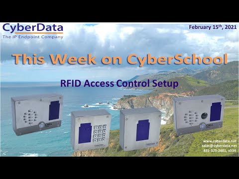 CyberSchool - RFID Access Control Setup