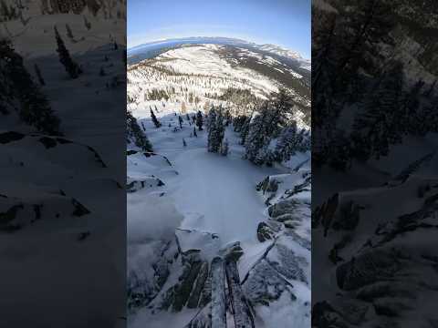 Mandatory Air in the Tahoe Backcountry #skiing #shorts