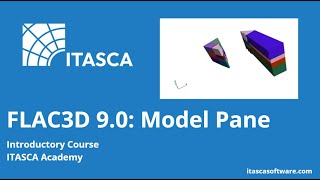 FLAC3D 9.0 Model Pane Tutorial | Navigating and Managing Your Model View