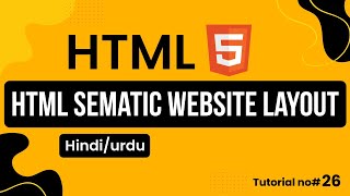 HTML Semantic Website Structure | Semantic HTML Layout Explained Header, Nav, Main, Article, Footer