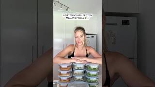 High Protein Meal Prep Ideas from a Dietitian 🌯 #mealprep #mealpreprecipes #mealprepideas