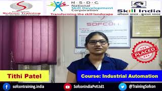 Tithi Patel Trained & Placed from Sofcon Ahmedabad