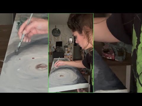 Layering Paint to "Replay"→"Crazy Tings"→"Free Mind" by Tems