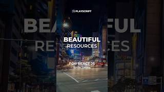 Beautiful Resources for React JS to use today #reactjsdeveloper #reactjsforbeginners #reactjswebsite