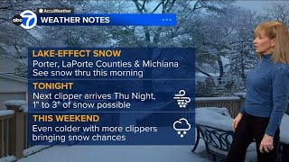 ABC7 AccuWeather Forecast: Next round of Chicago snow expected Thursday night