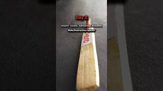 Day 2 |Abhishek Sharma bat🏏 (mini)| making of worldcup squad bat 2026 #shorts #cricketshorts #mini
