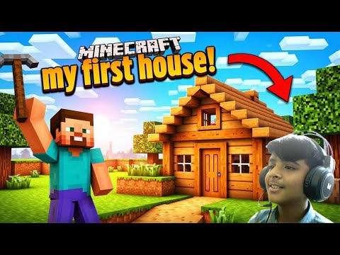 Making my First house in Minecraft | Uzair Gaming | Gamer