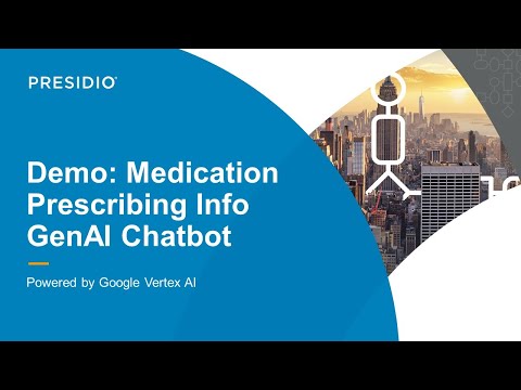 Vertex AI Prescribing QA Bot