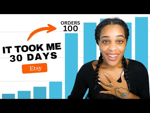 How I Made My First 100 Etsy Sales (FASTEST method I’ve found tbh)
