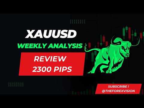 Xauusd weekly Forcast Review #trading #bestgoldforexsignals #forex #money #btc