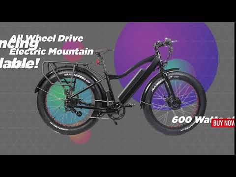 600W All Wheel Drive Mountain Bike by Eunorau