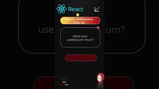 🔥 React Hook Quiz: What Does useReducer Return? 🤔  #shorts #codingwithlulu