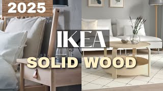 IKEA'S BEST SOLID WOOD FURNITURE 🪵 | HIDDEN GEMS FOR 2025 🏡 #ikea #home #shopping