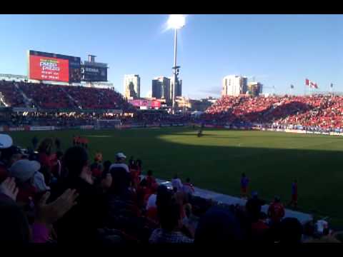 Crazy TFC fan runs BMO field