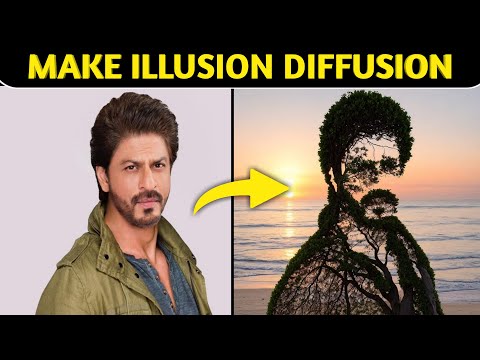 Viral AI Illusion Diffusion Photo Editing Tutorial In 1 CLICK ( FREE)
