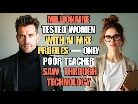 MILLIONAIRE TESTED WOMEN WITH AI FAKE PROFILES — ONLY POOR TEACHER SAW  THROUGH TECHNOLOGY