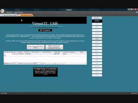 Learning Management System Virtual-IT  Overview of Admin.wmv