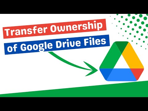 Transfer Ownership of Google Drive Files Between Personal Accounts