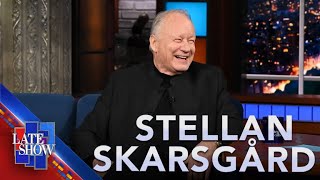 "Have You Seen Me Sing And Dance?" - Stellan Skarsgård Thinks Colbert Could Handle "Mamma Mia 3"