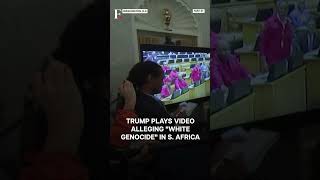 Watch: Trump Ambushes South Africa's Ramaphosa with "White Genocide" Video | N18G
