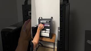 This tiny server rack is awesome! #tech #homelab #networking #serverrack