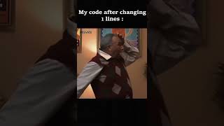 My code after changing 1 line 😭 #coding