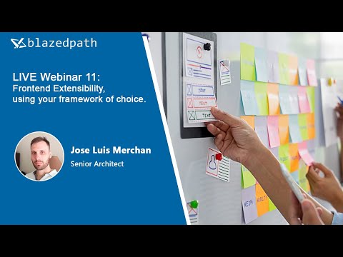 LIVE webinar 11: Frontend extensibility. Using the UI framework of your choice.