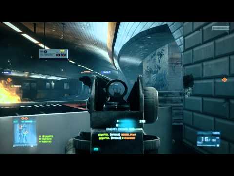 BF3 gameplay PC slow motion Ultra settings test video GTX580-Sexy Bitch