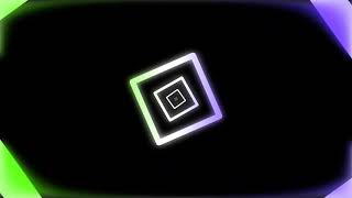 L03 Rainbow  Square Animation Loop Neon Spectrum | VJ loops motion graphics |Best intro for Creators