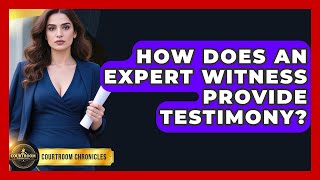 How Does An Expert Witness Provide Testimony? - Courtroom Chronicles
