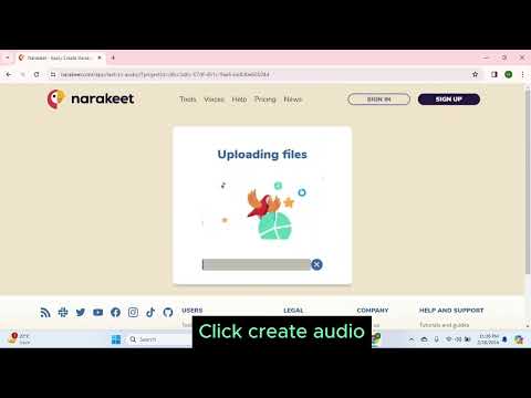 How to convert text to audio | Text | Audio | #voice #audio #convert #narakeet #google #youtube