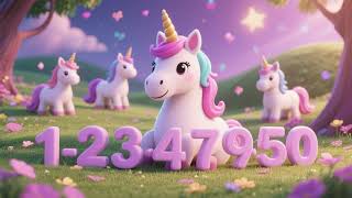 Counting 1 to 50 Magical Unicorns ✨ | Learn Numbers | Kids Counting Song