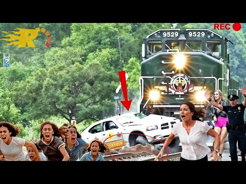 Most Unbelievable Train Crashes Compilation Moments Caught on Camera - Best Of Month #25