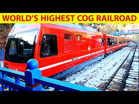 Aboard the WORLD’S HIGHEST cog railroad ride to the top of Pikes Peak in Colorado