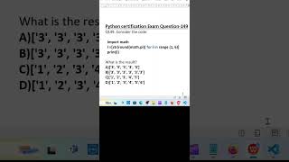 Python certification exam Question-149