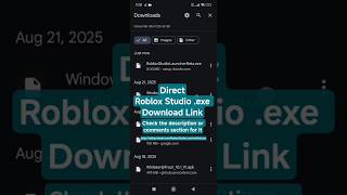 Direct Roblox Studio .exe Download | No Computer Needed #robloxstudio #robloxstudiotutorial #roblox