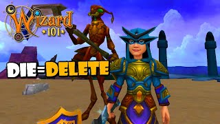 Wizard101 Die=DELETE: CAN WE GET TO LEVEL 100 WITHOUT DYING?!