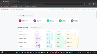 TESTBOOK SBI Clerk Prelims Full Test 8 #52.28%Percentile