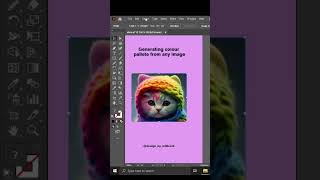 How to generate colours from any image #design #illustrator #designer  #graphicdesign  #teamwork