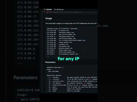 Reverse DNS for hackers #pentesting #bugbounty #kalilinux
