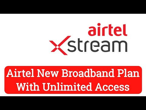 Airtel new broadband plans with up to 1Gbps unlimited data | Airtel new fiber plans 2020 | [Hindi]