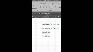 Text formatting shortcuts