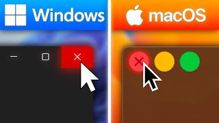 41 Simple Tasks on Windows vs. MacOS