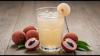 How to Make Delicious Lychee Juice - Lychee Juice Recipe
