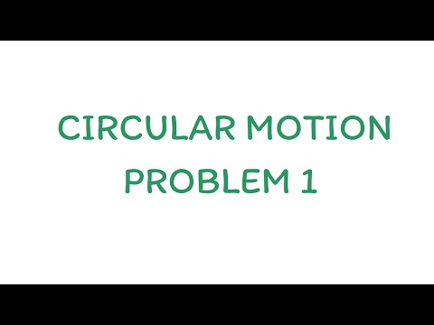 Circular Motion Problem