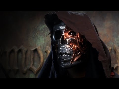 Terrifying Metal Zombie Skull Halloween Mask