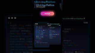 ✨🔘 Create a Stunning Glowing Button with CSS Animation! 🎨💥||#short #buttonanimation #webdesign #web