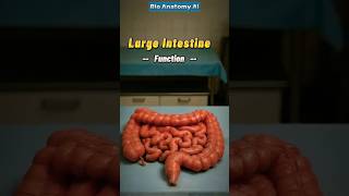 Functions of the Large Intestine Colon Parts | Human Anatomy & Digestive System #guthealth  #shorts