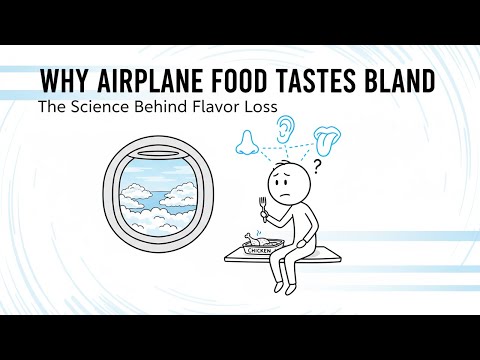 Why Airplane Food Tastes So Bland (The Science Explained)