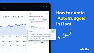 How to create Auto Budgets in Float